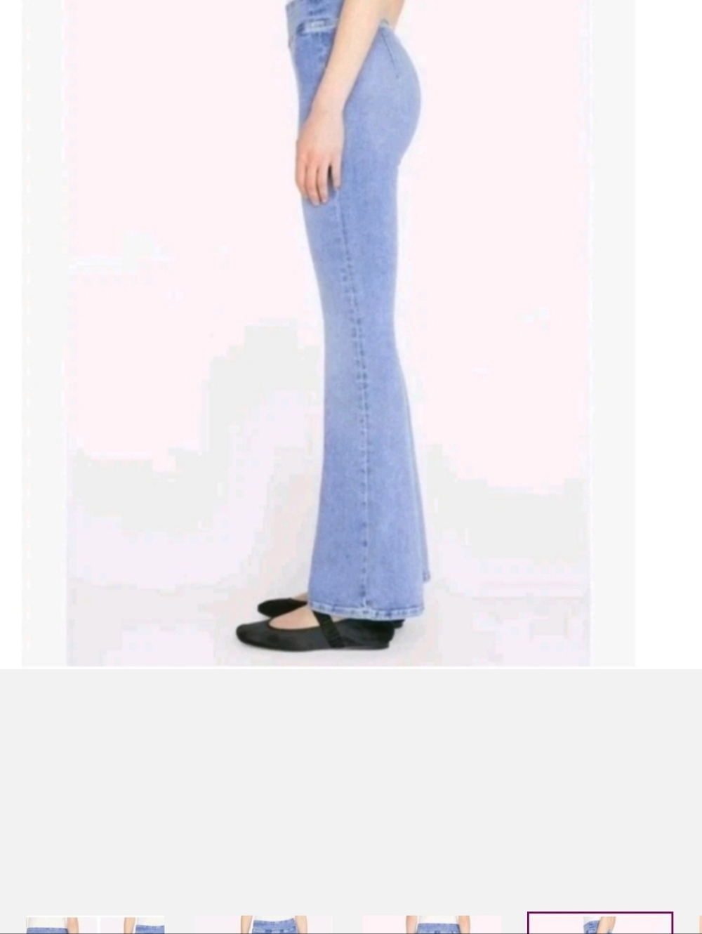 Frame DENIM PULL ON JET SET Flared Jeans - Picture 3 of 6